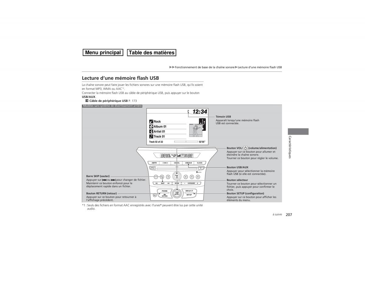 Honda Pilot II 2 FL manuel du proprietaire / page 208