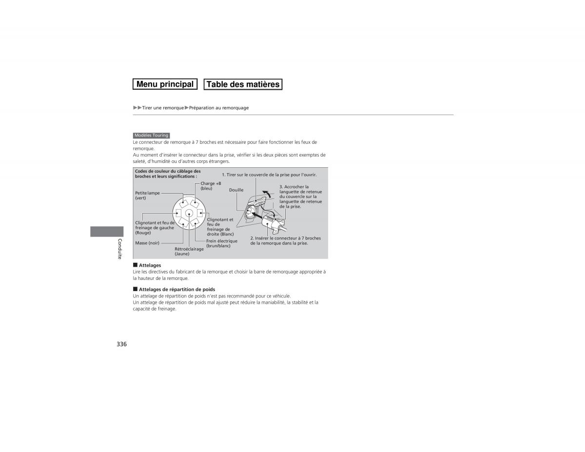 Honda Pilot II 2 FL manuel du proprietaire / page 337