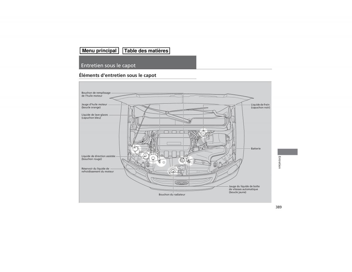 Honda Pilot II 2 FL manuel du proprietaire / page 390