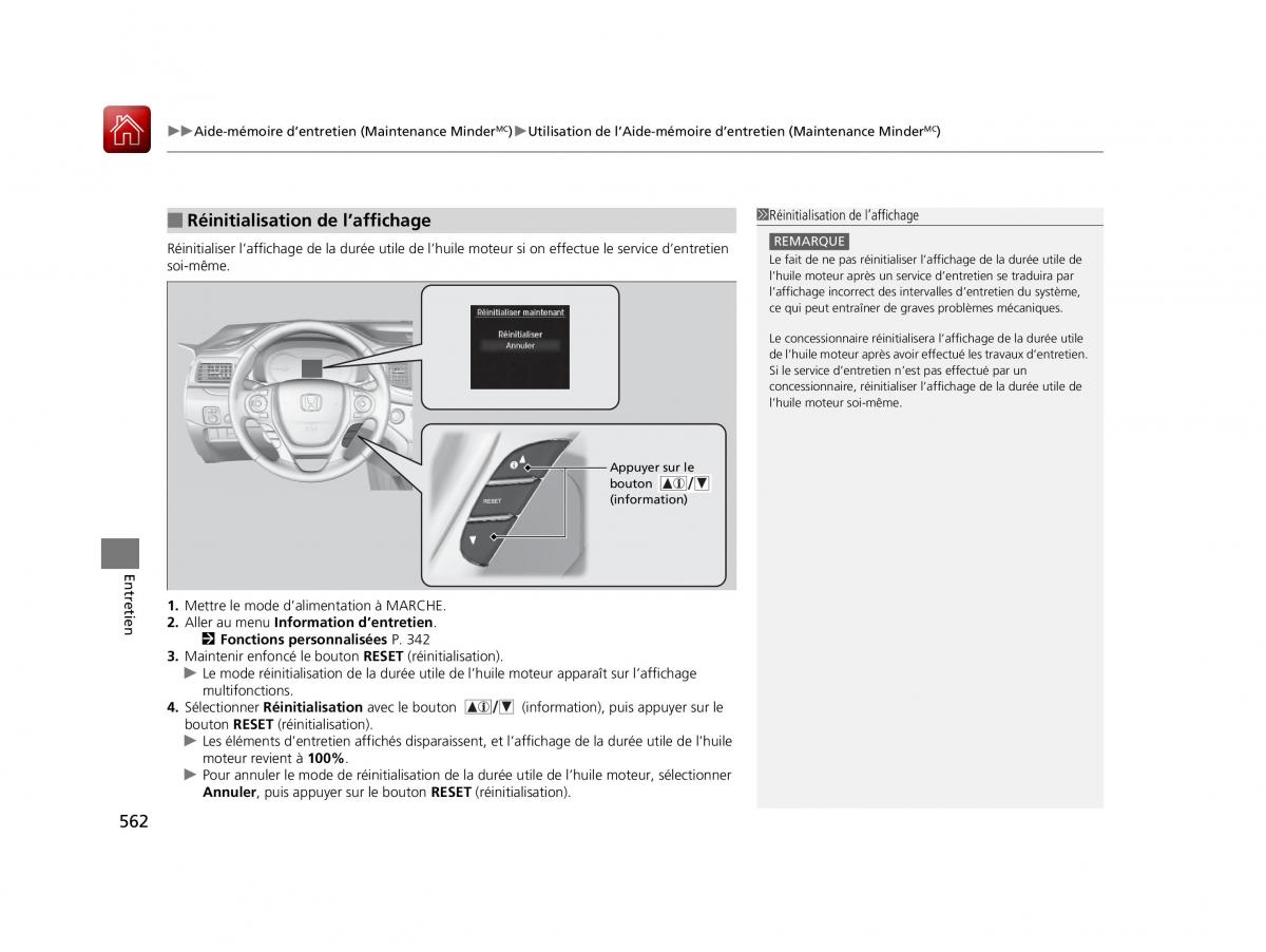 Honda Pilot III 3 manuel du proprietaire / page 563