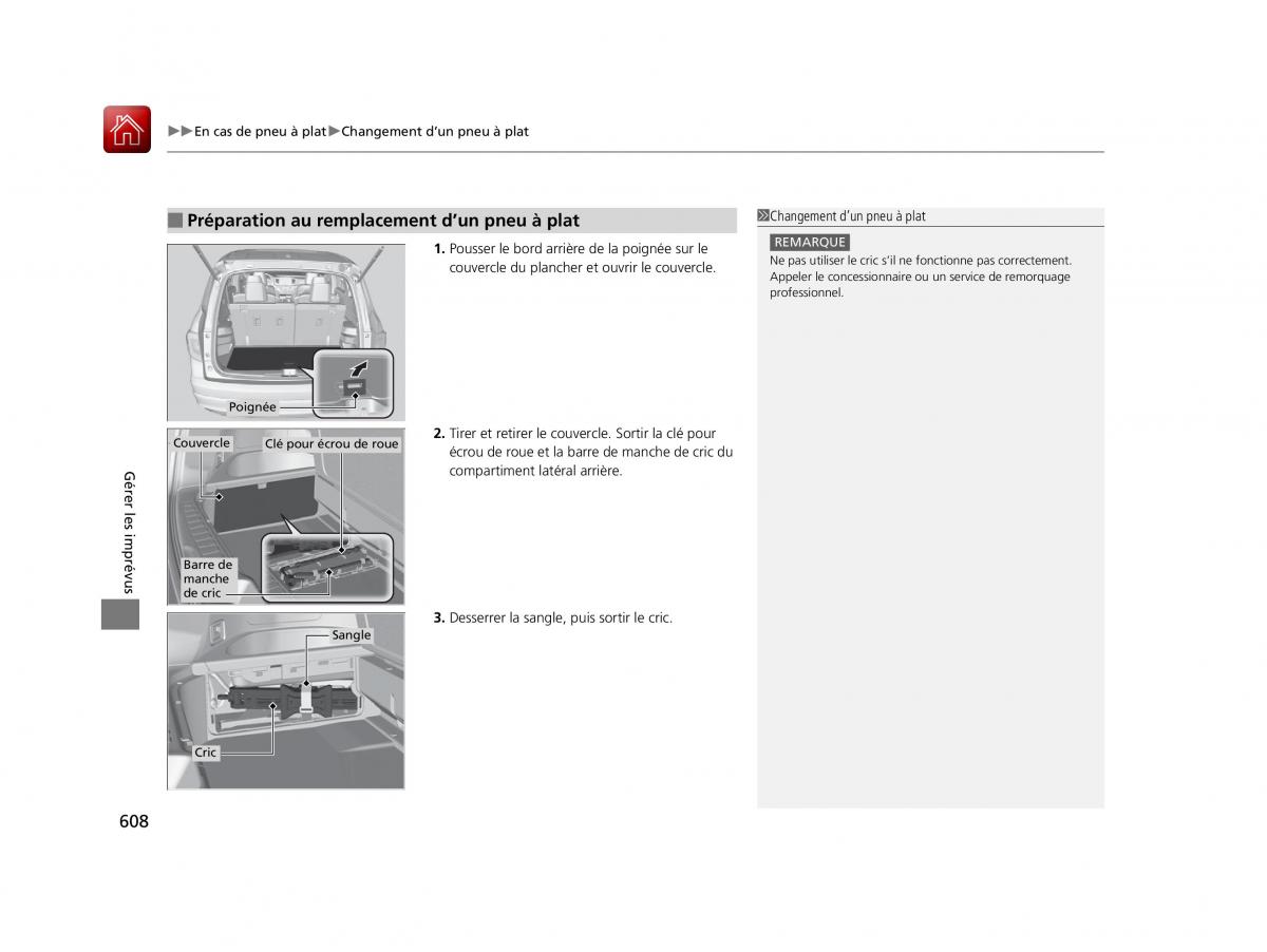 Honda Pilot III 3 manuel du proprietaire / page 609