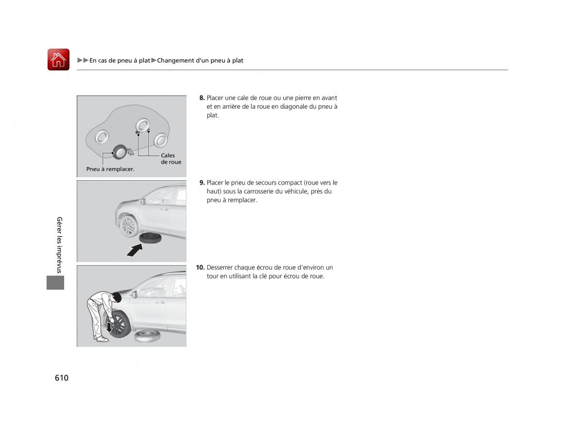 Honda Pilot III 3 manuel du proprietaire / page 611