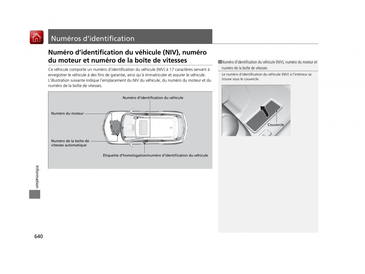 Honda Pilot III 3 manuel du proprietaire / page 641