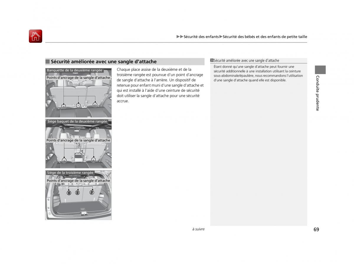 Honda Pilot III 3 manuel du proprietaire / page 70