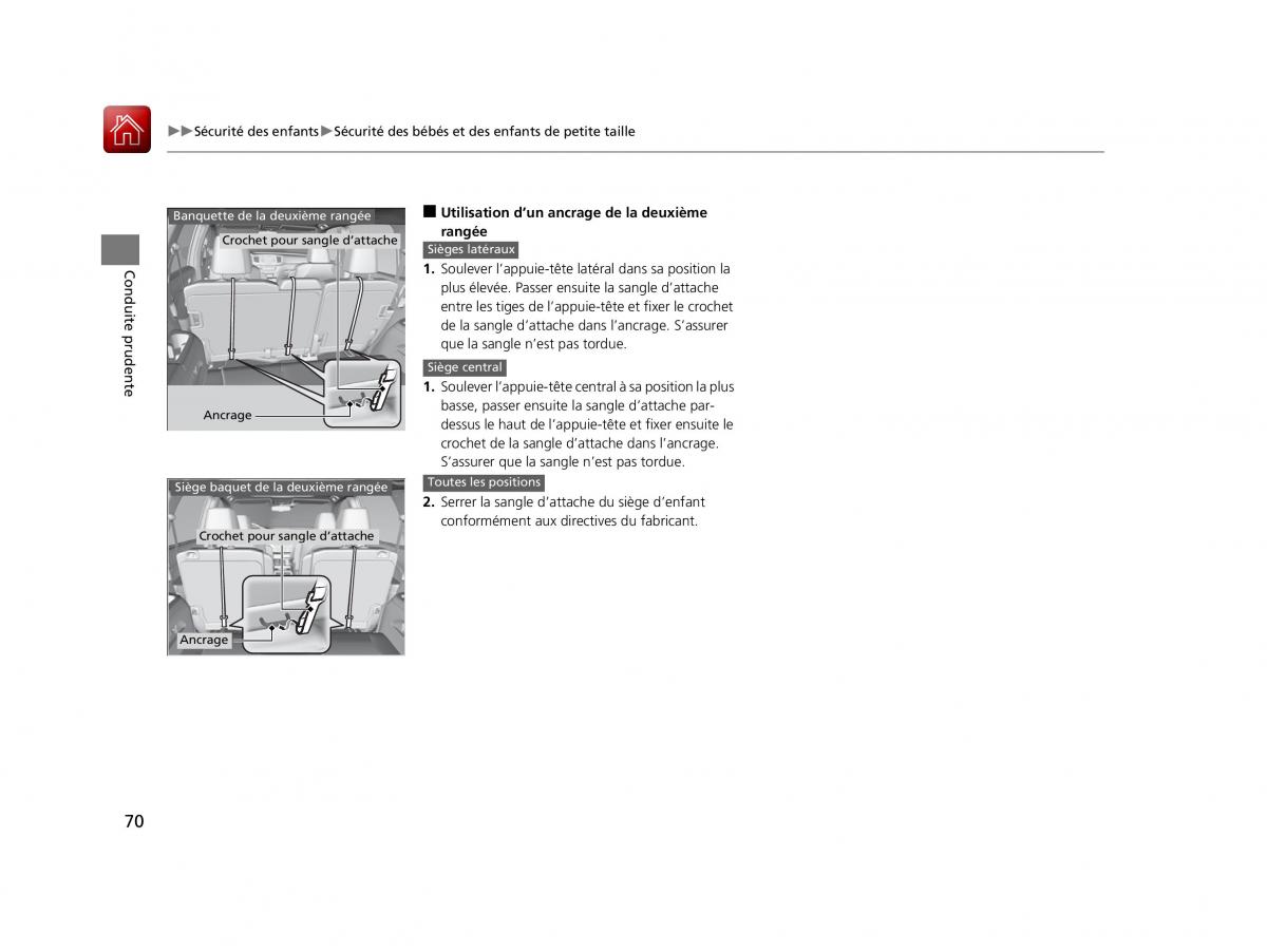 Honda Pilot III 3 manuel du proprietaire / page 71