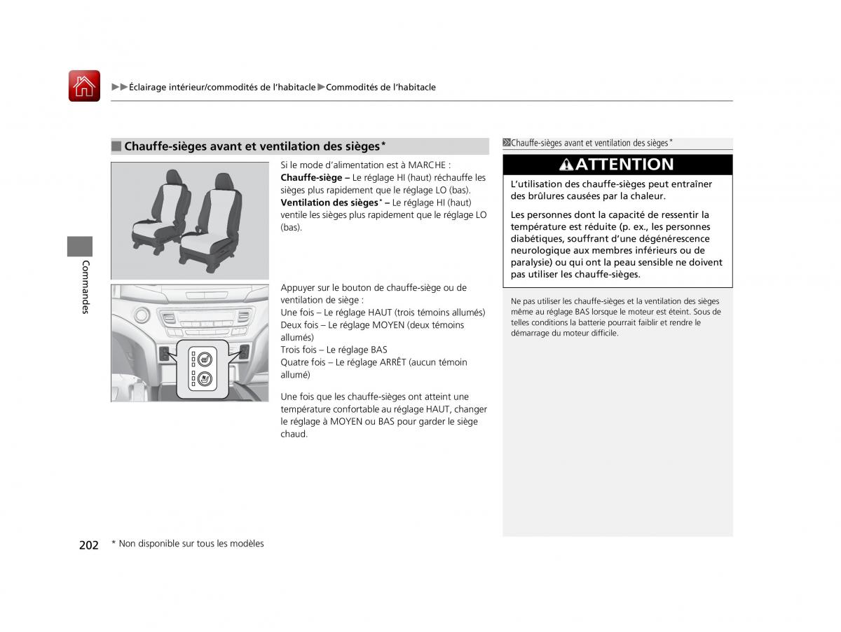 Honda Pilot III 3 manuel du proprietaire / page 203