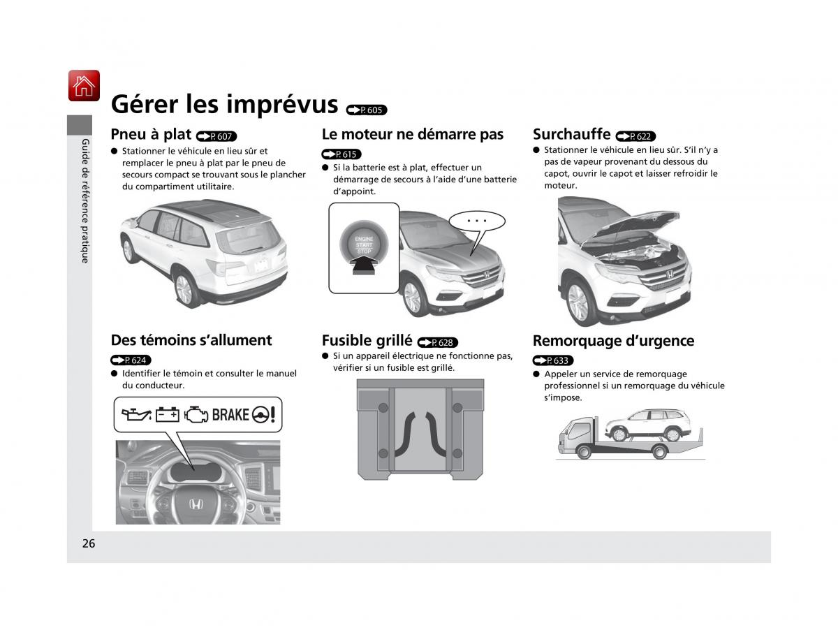 Honda Pilot III 3 manuel du proprietaire / page 27