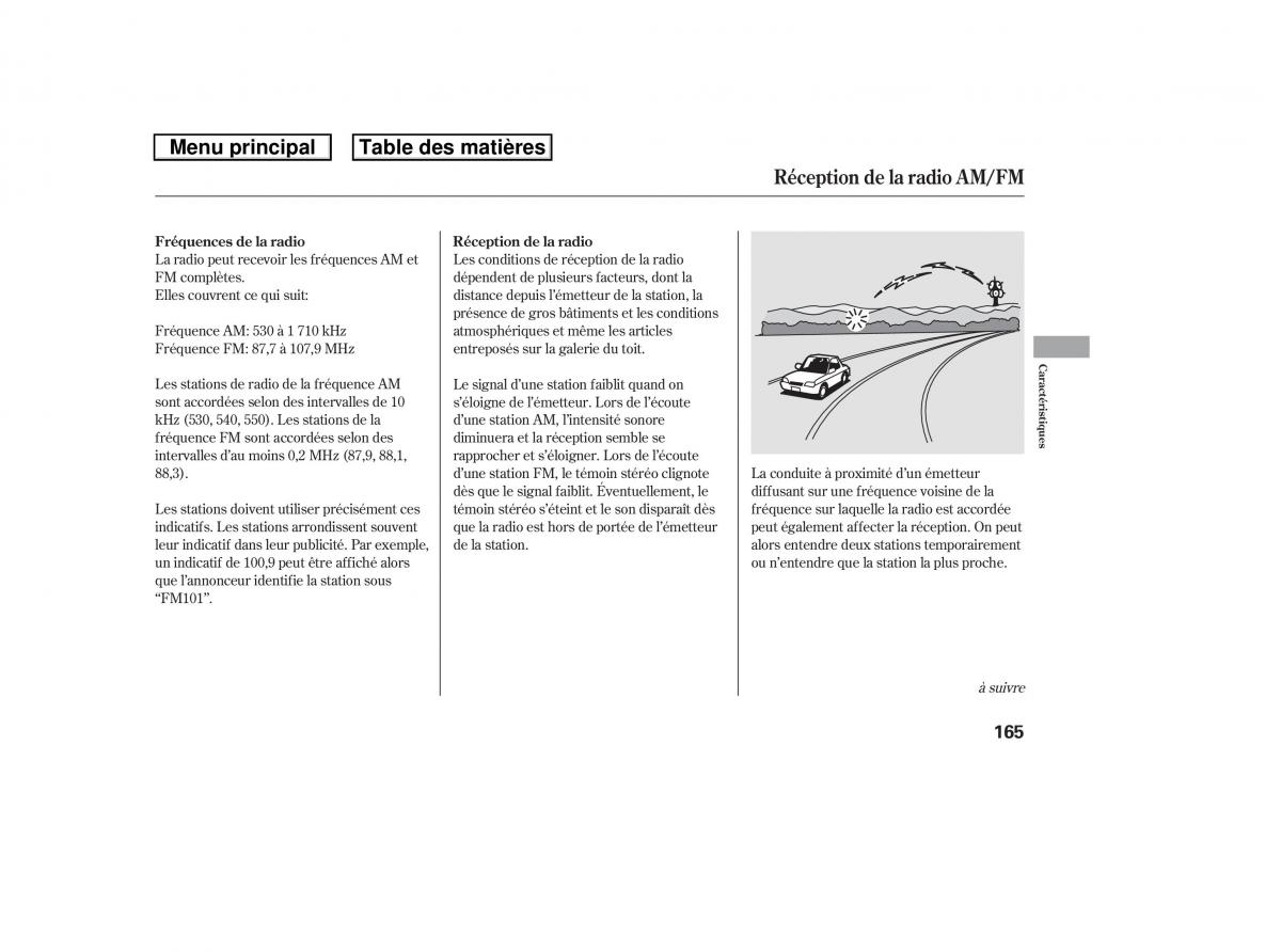 Honda Ridgeline I 1 manuel du proprietaire / page 172