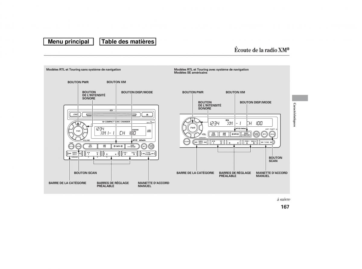 Honda Ridgeline I 1 manuel du proprietaire / page 174