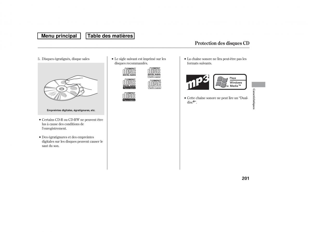 Honda Ridgeline I 1 manuel du proprietaire / page 208