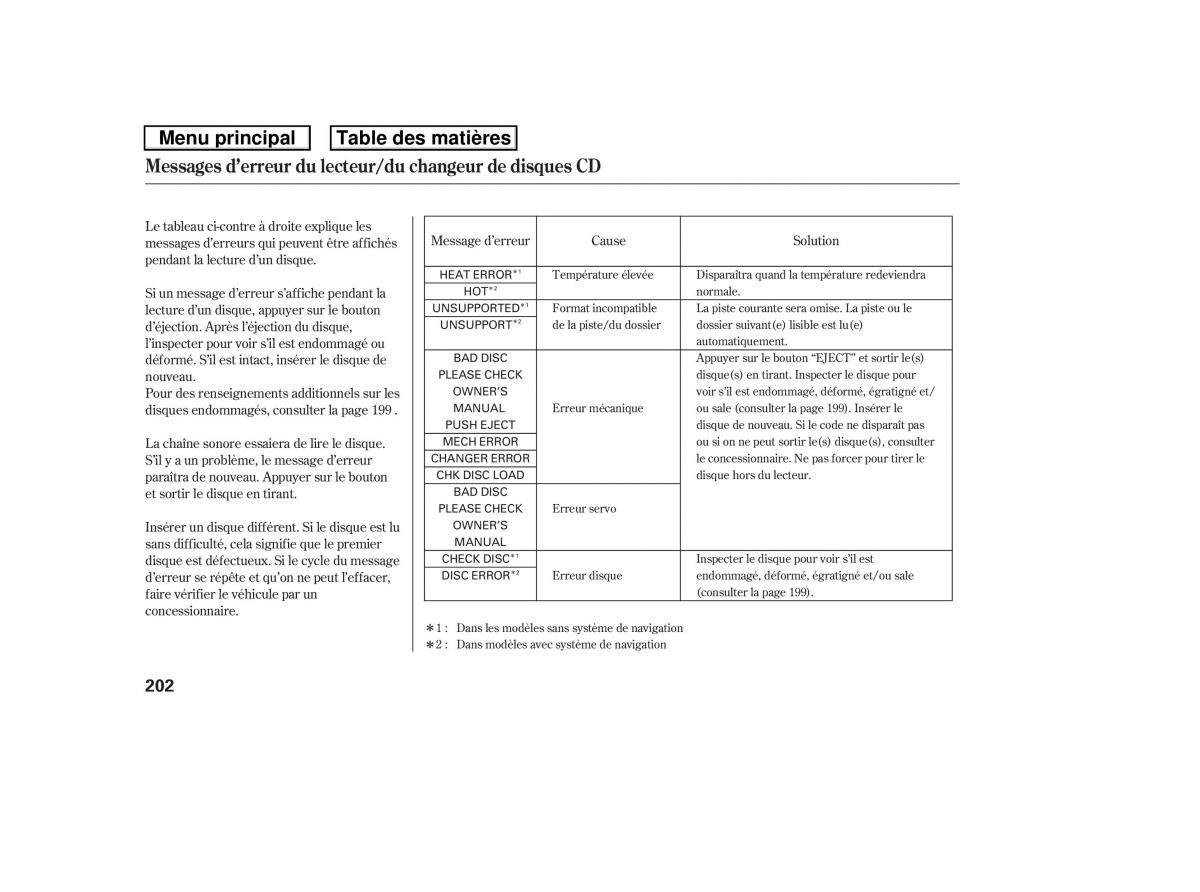 Honda Ridgeline I 1 manuel du proprietaire / page 209