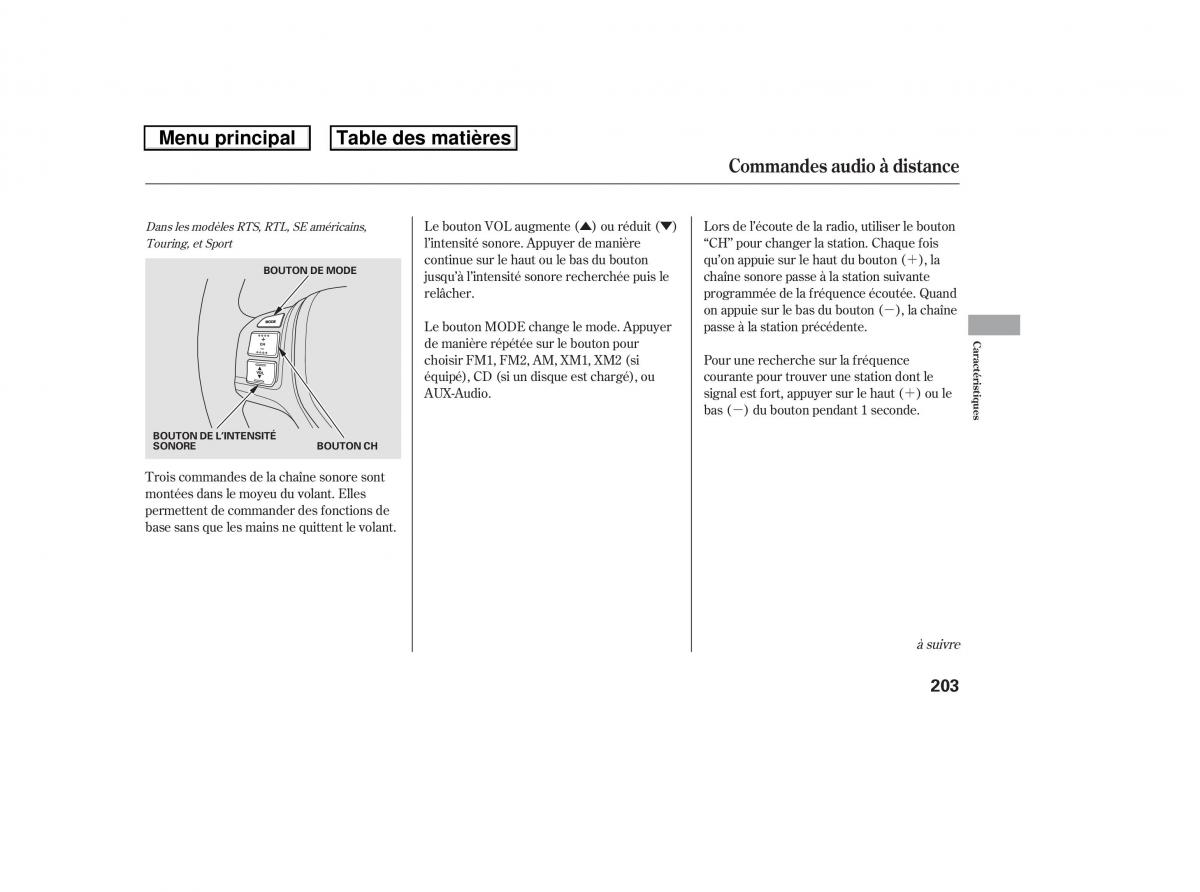 Honda Ridgeline I 1 manuel du proprietaire / page 210