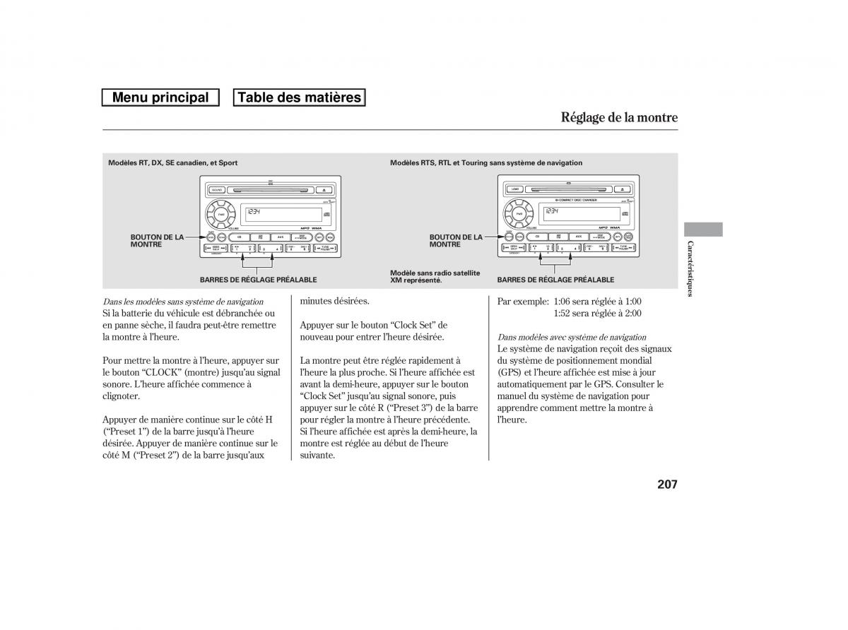 Honda Ridgeline I 1 manuel du proprietaire / page 214