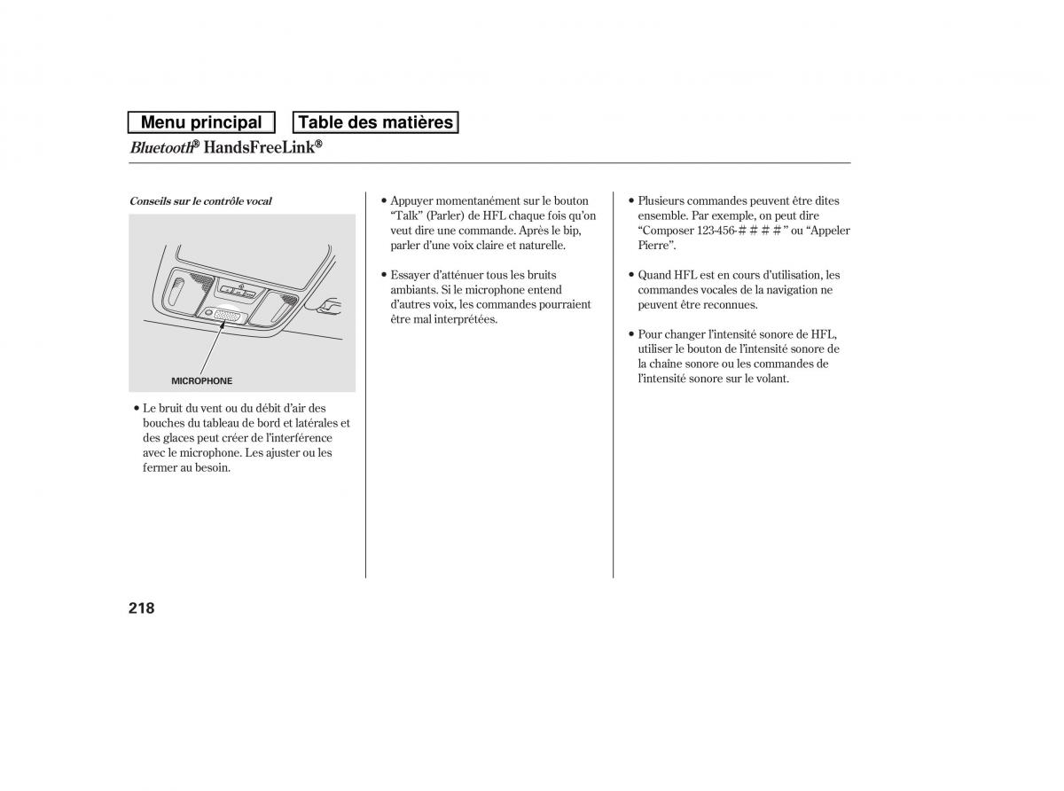 Honda Ridgeline I 1 manuel du proprietaire / page 225