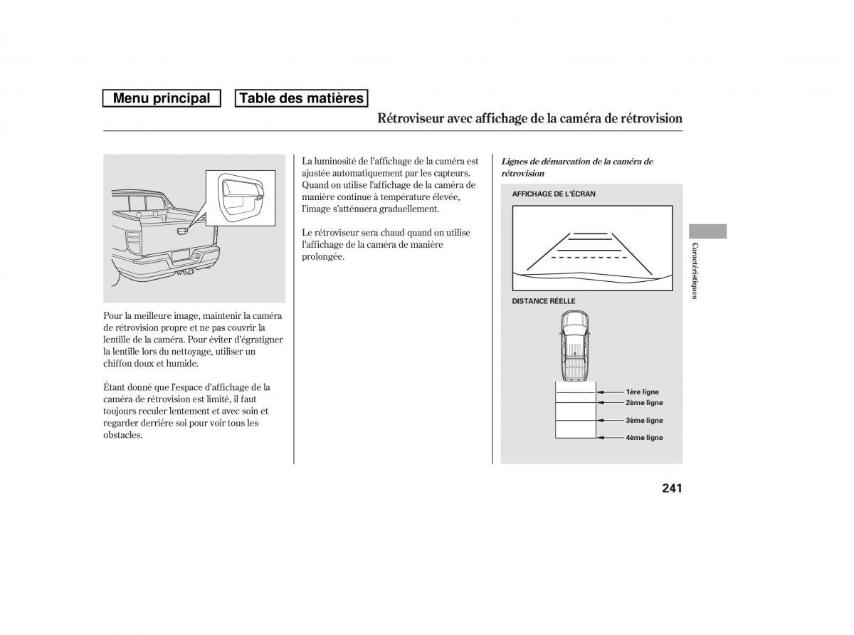 Honda Ridgeline I 1 manuel du proprietaire / page 248