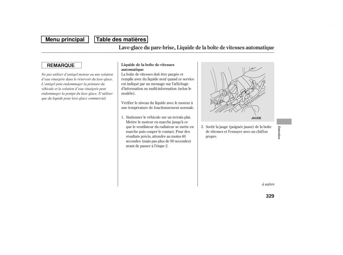 Honda Ridgeline I 1 manuel du proprietaire / page 336