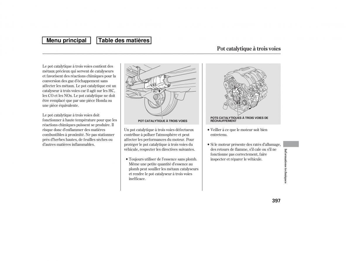 Honda Ridgeline I 1 manuel du proprietaire / page 404