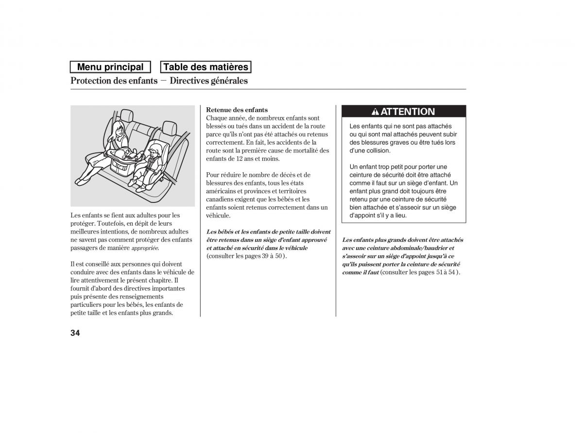 Honda Ridgeline I 1 manuel du proprietaire / page 41