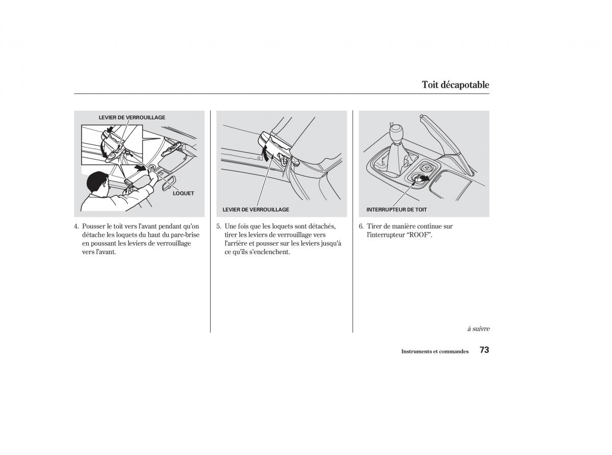 Honda S2000 AP1 manuel du proprietaire / page 72