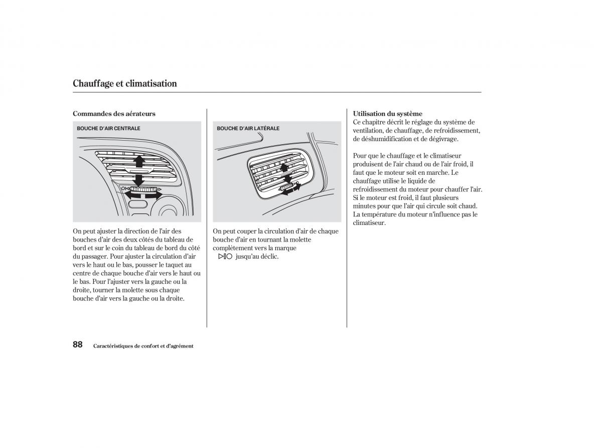 Honda S2000 AP1 manuel du proprietaire / page 87