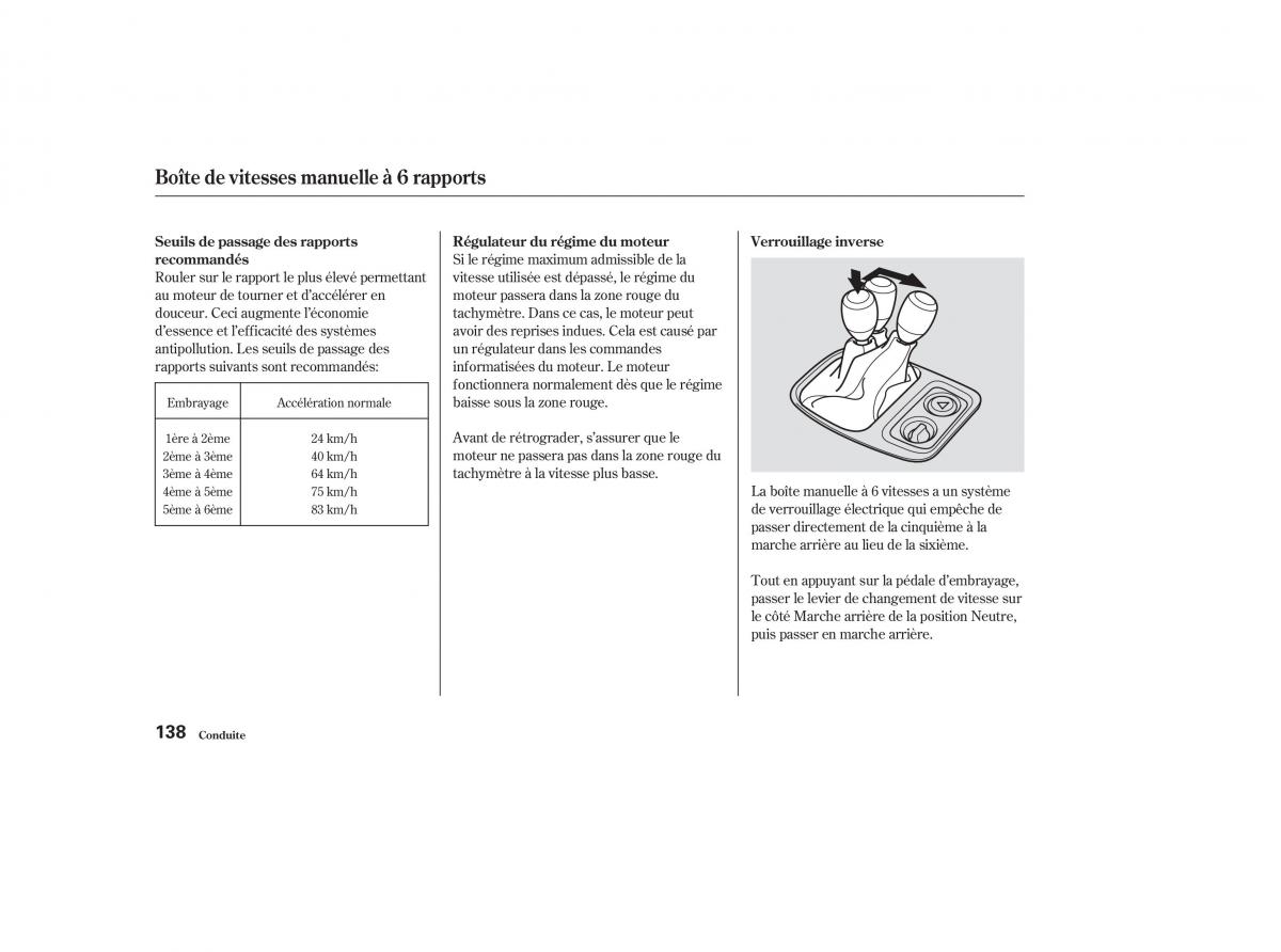 Honda S2000 AP1 manuel du proprietaire / page 137