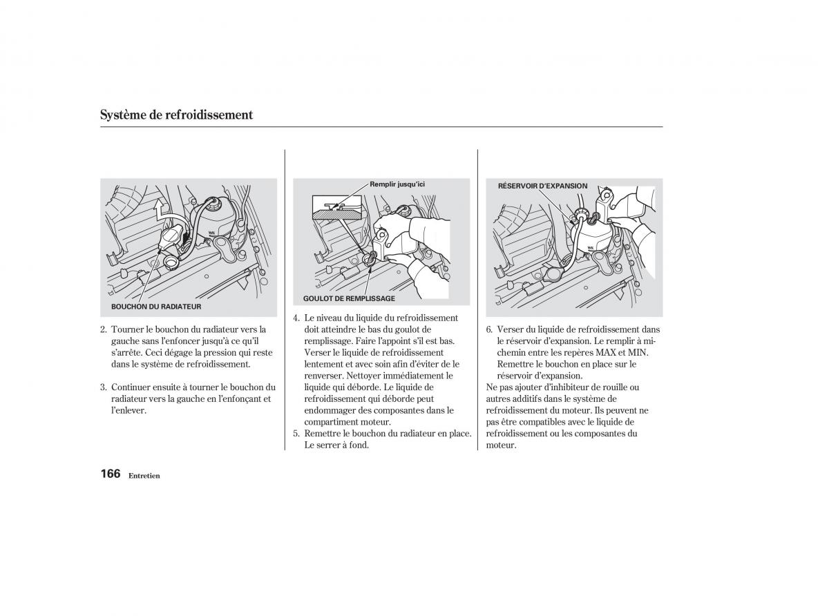 Honda S2000 AP1 manuel du proprietaire / page 165