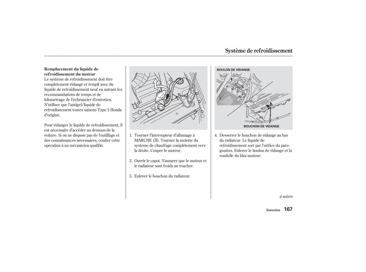 Honda S2000 AP1 manuel du proprietaire / page 166