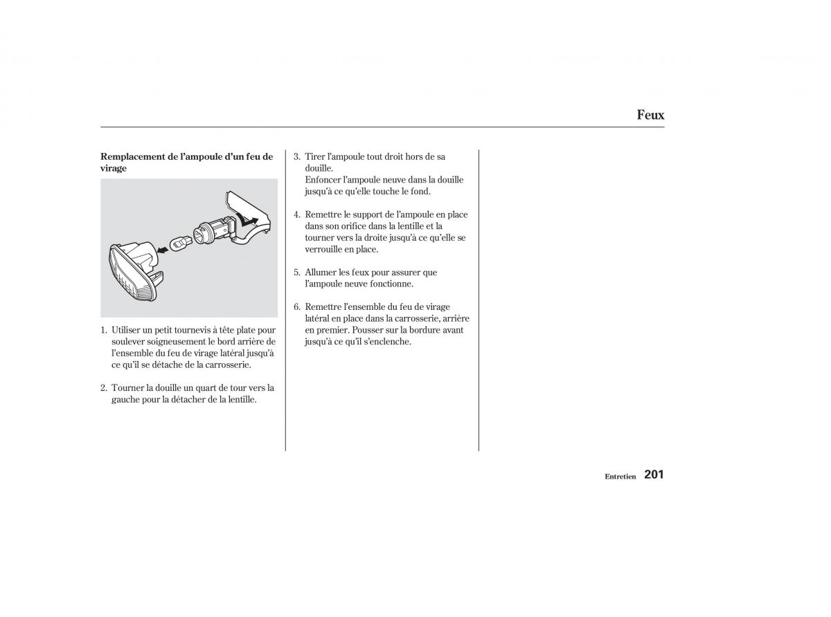 Honda S2000 AP1 manuel du proprietaire / page 200