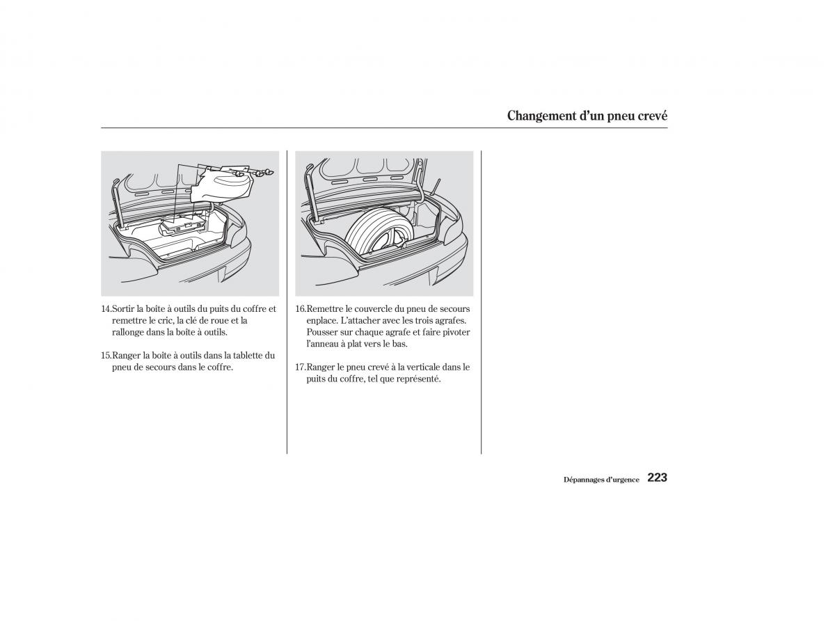 Honda S2000 AP1 manuel du proprietaire / page 222