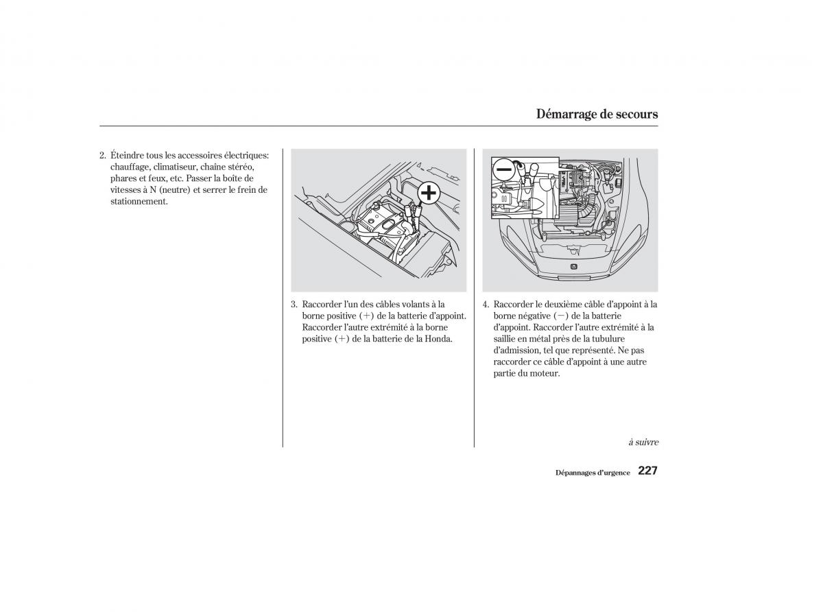 Honda S2000 AP1 manuel du proprietaire / page 226