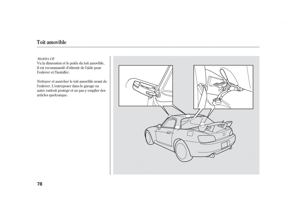 Honda S2000 AP2 manuel du proprietaire / page 90