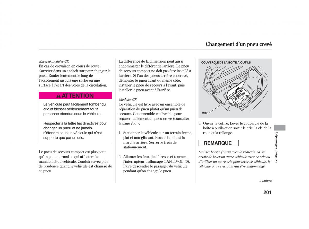 Honda S2000 AP2 manuel du proprietaire / page 215