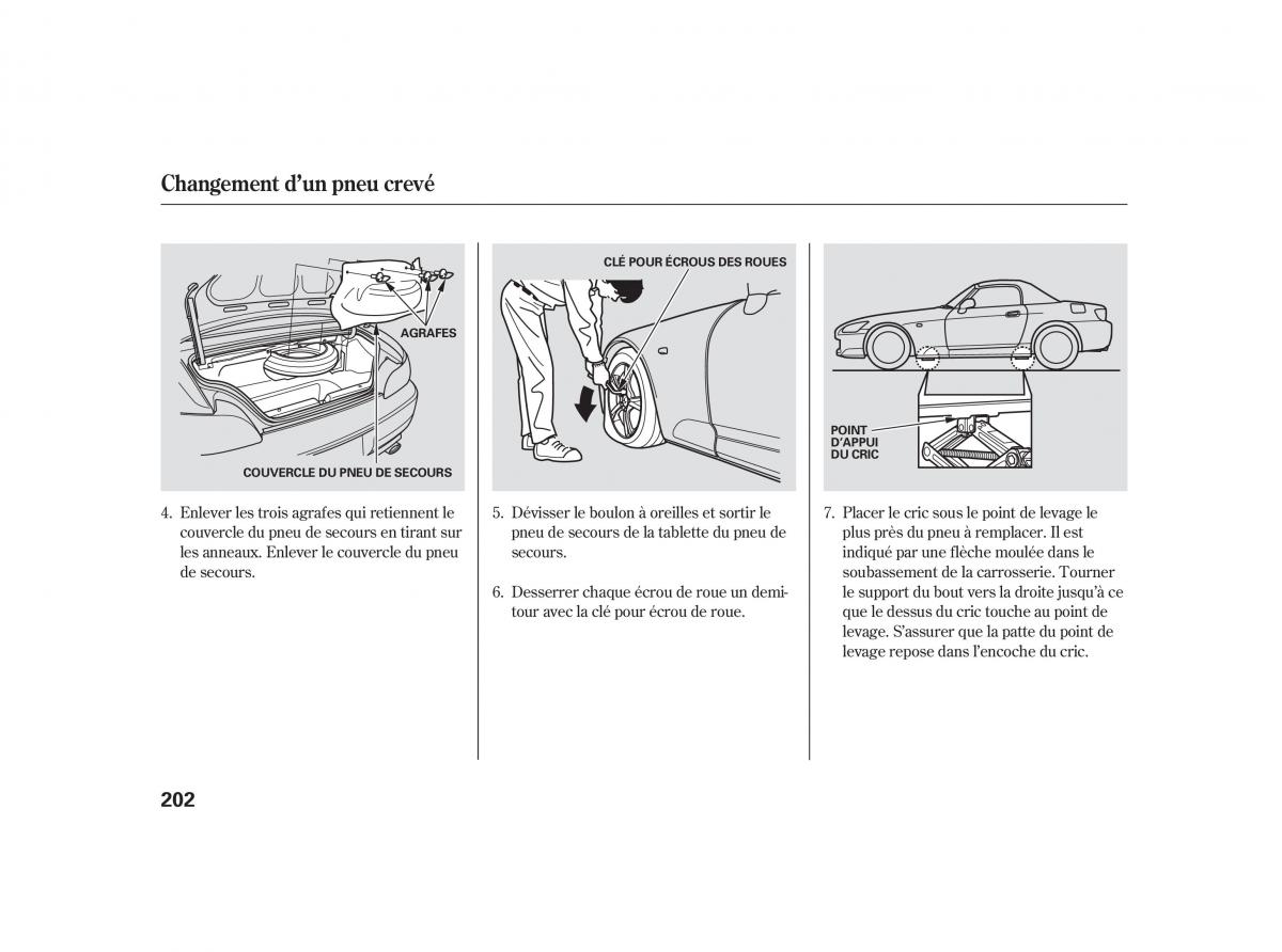 Honda S2000 AP2 manuel du proprietaire / page 216