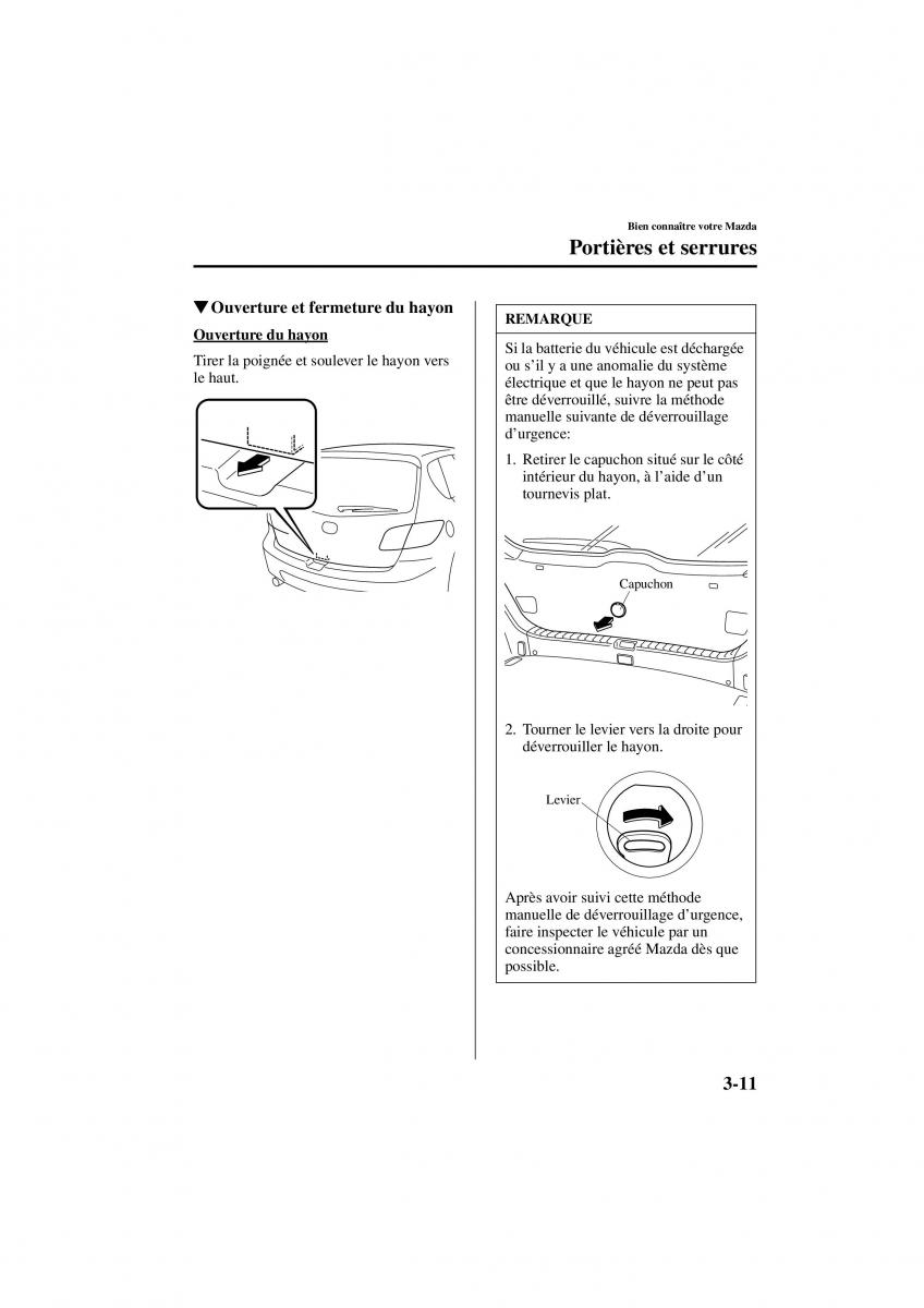 Mazda 3 I 1 manuel du proprietaire / page 87