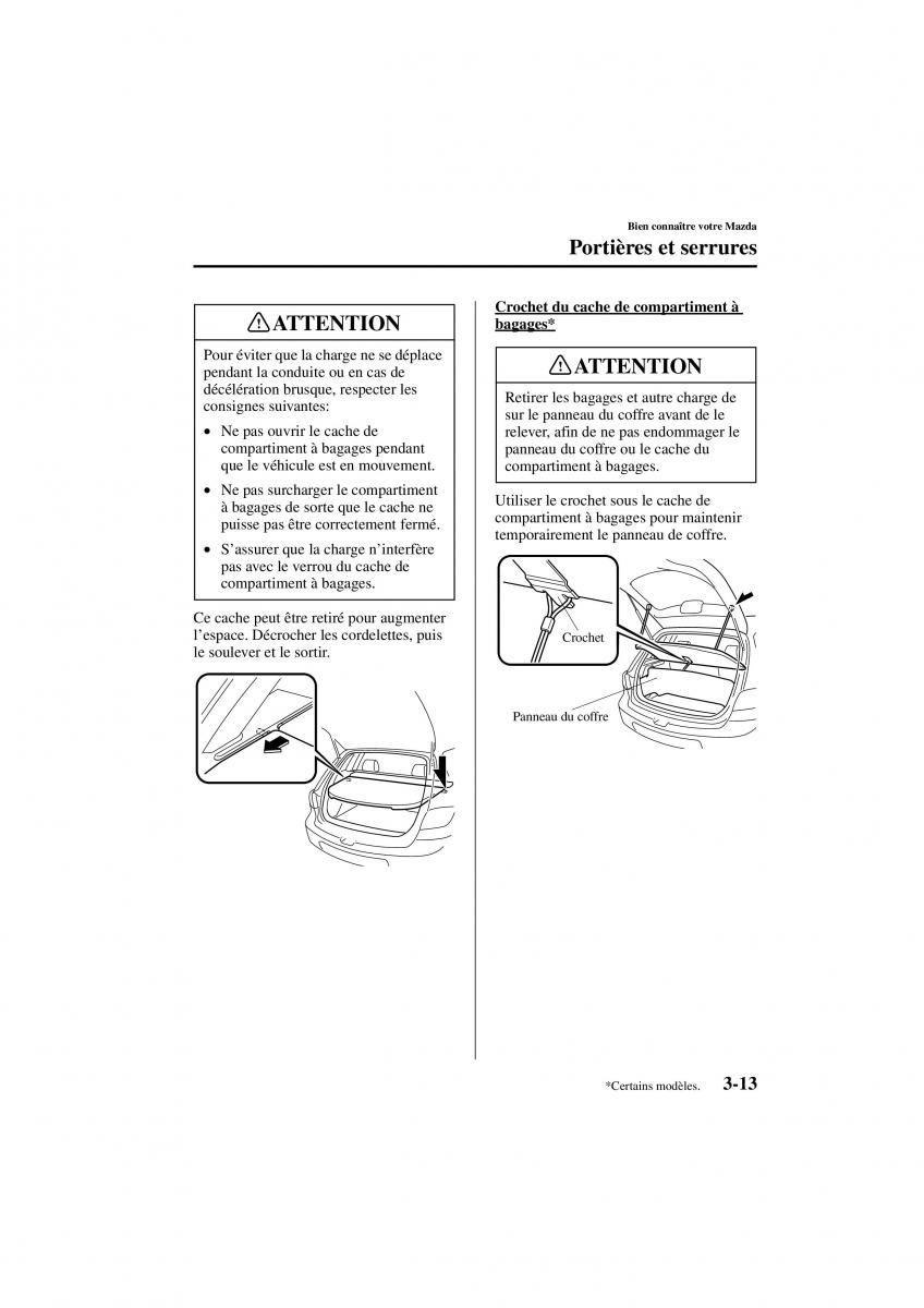 Mazda 3 I 1 manuel du proprietaire / page 89