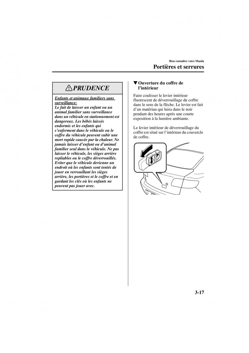 Mazda 3 I 1 manuel du proprietaire / page 93