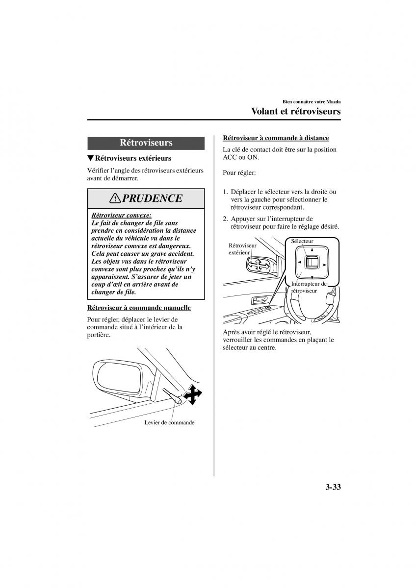 Mazda 3 I 1 manuel du proprietaire / page 109