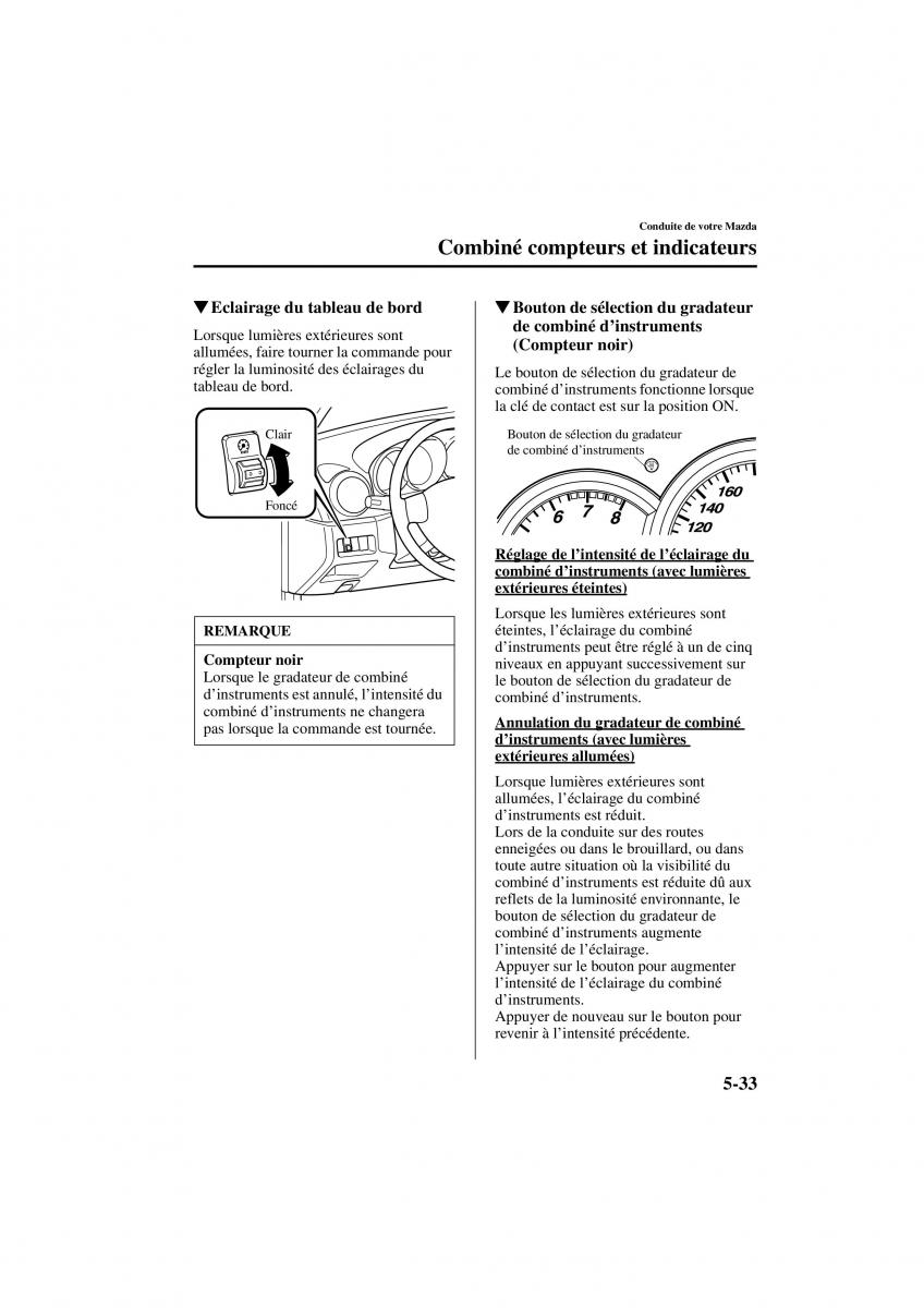 Mazda 3 I 1 manuel du proprietaire / page 157