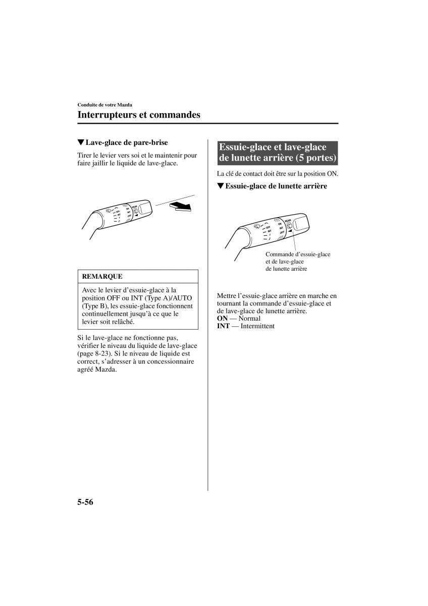 Mazda 3 I 1 manuel du proprietaire / page 180