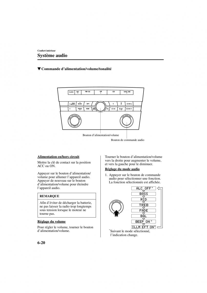 Mazda 3 I 1 manuel du proprietaire / page 204