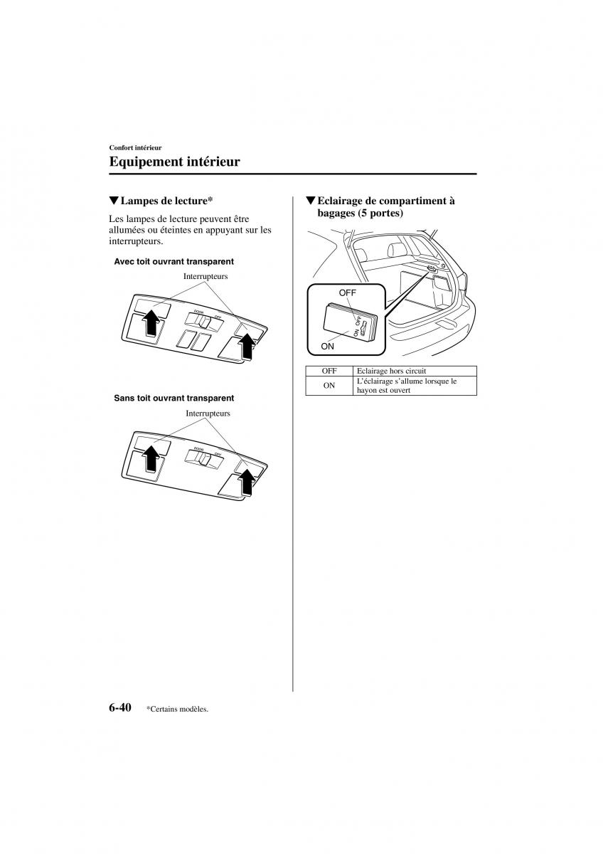 Mazda 3 I 1 manuel du proprietaire / page 224