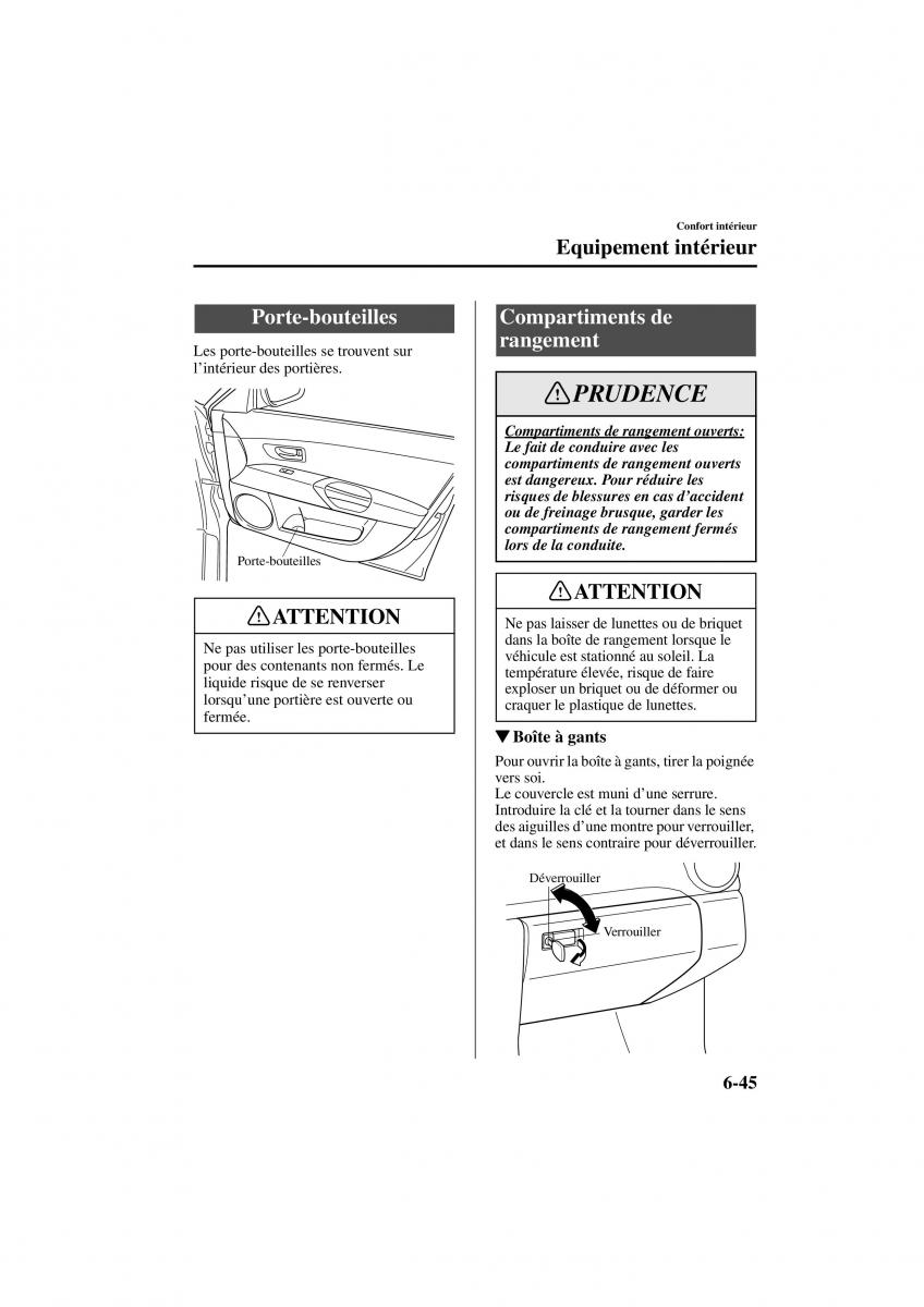 Mazda 3 I 1 manuel du proprietaire / page 229