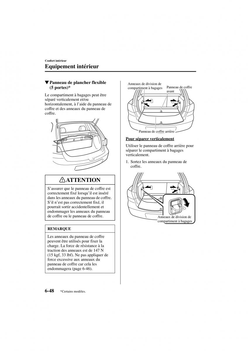 Mazda 3 I 1 manuel du proprietaire / page 232