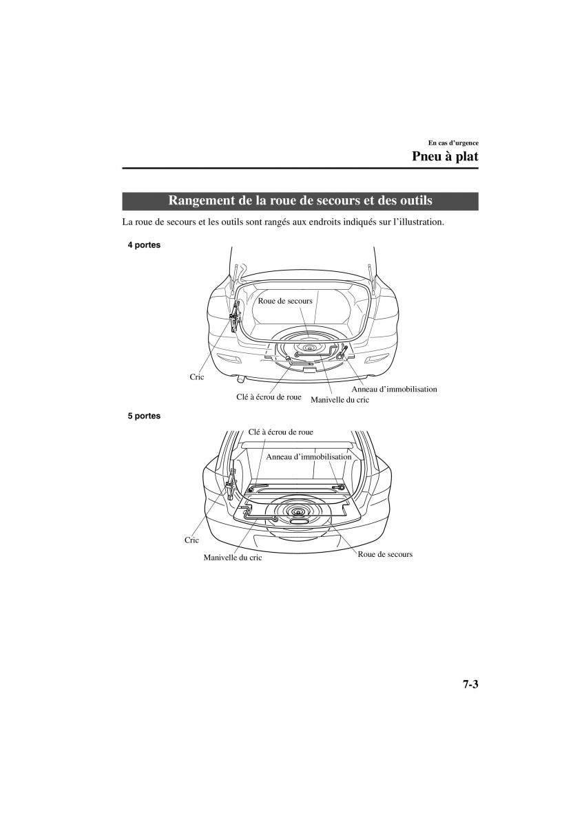 Mazda 3 I 1 manuel du proprietaire / page 237