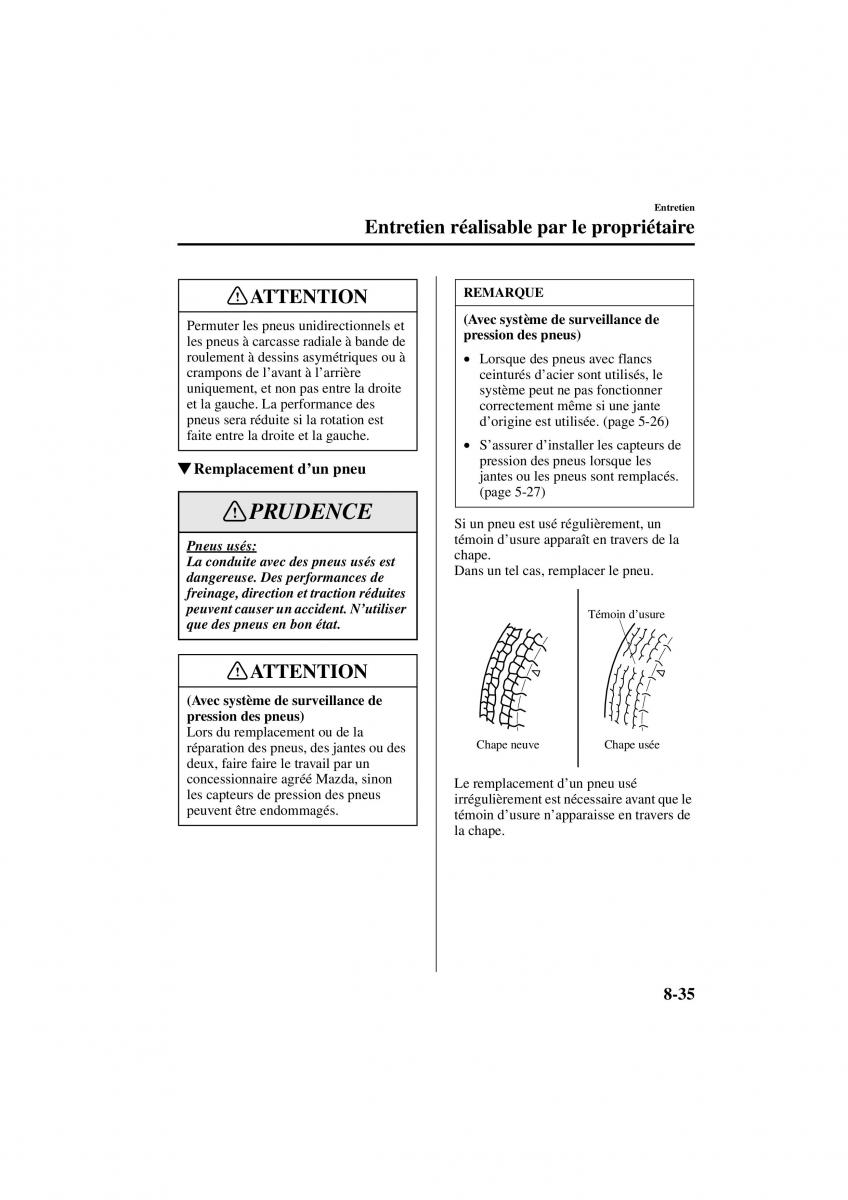 Mazda 3 I 1 manuel du proprietaire / page 293