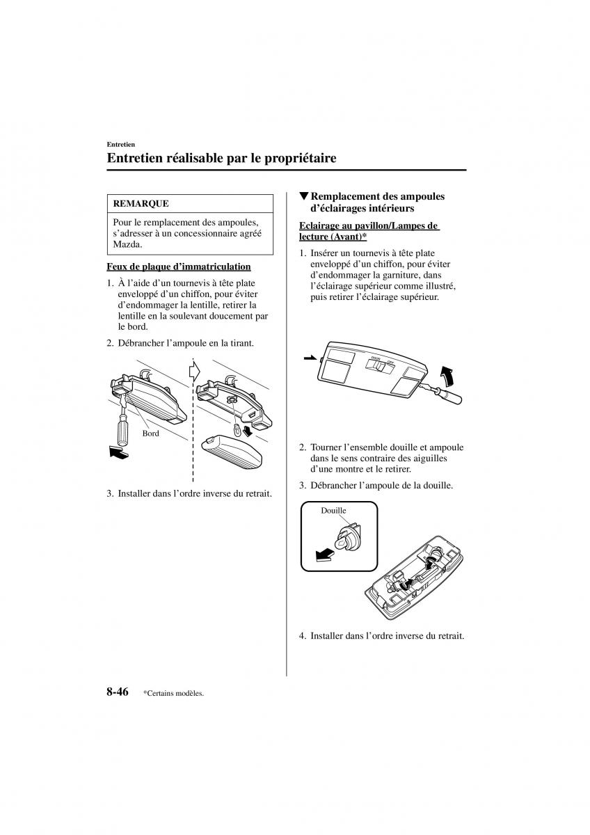 Mazda 3 I 1 manuel du proprietaire / page 304