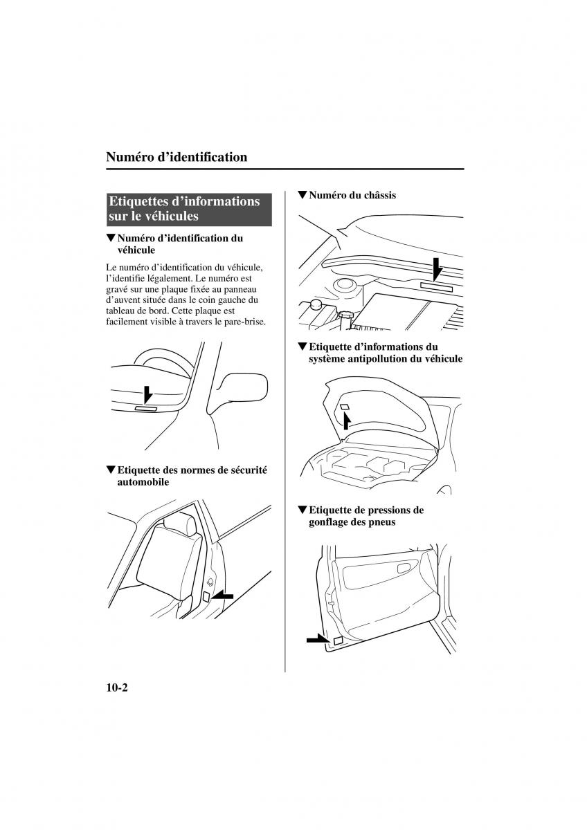 Mazda 3 I 1 manuel du proprietaire / page 344