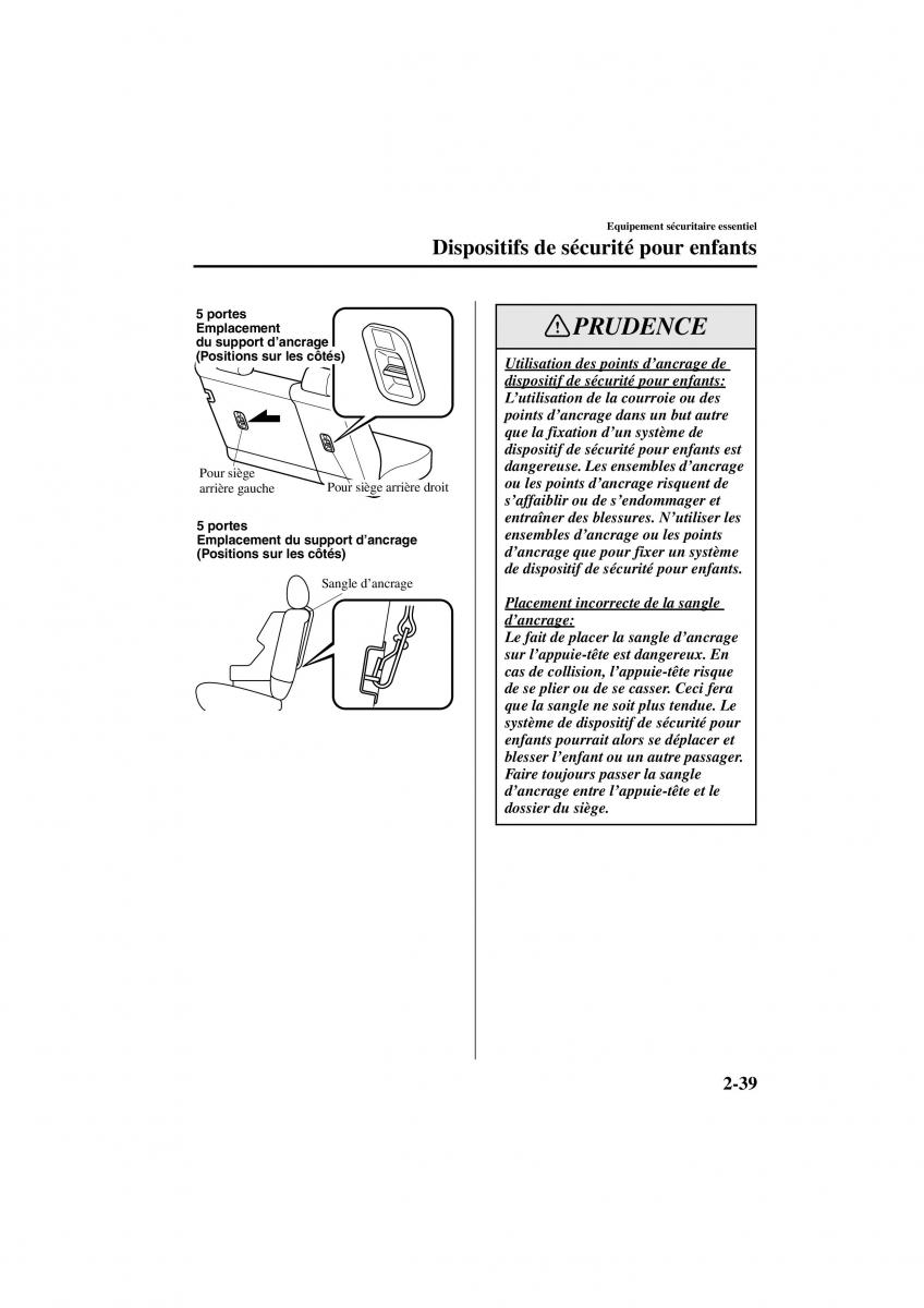 Mazda 3 I 1 manuel du proprietaire / page 51