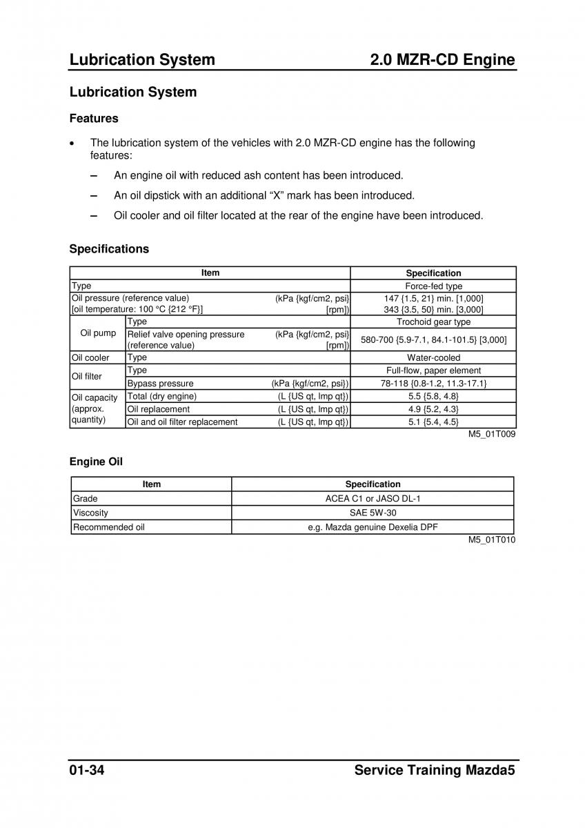 Mazda 5 I 1 owners manual / page 56