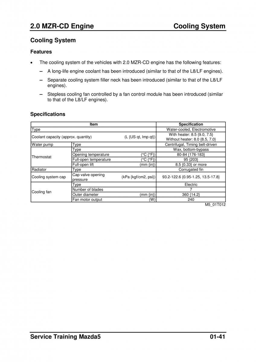 Mazda 5 I 1 owners manual / page 63